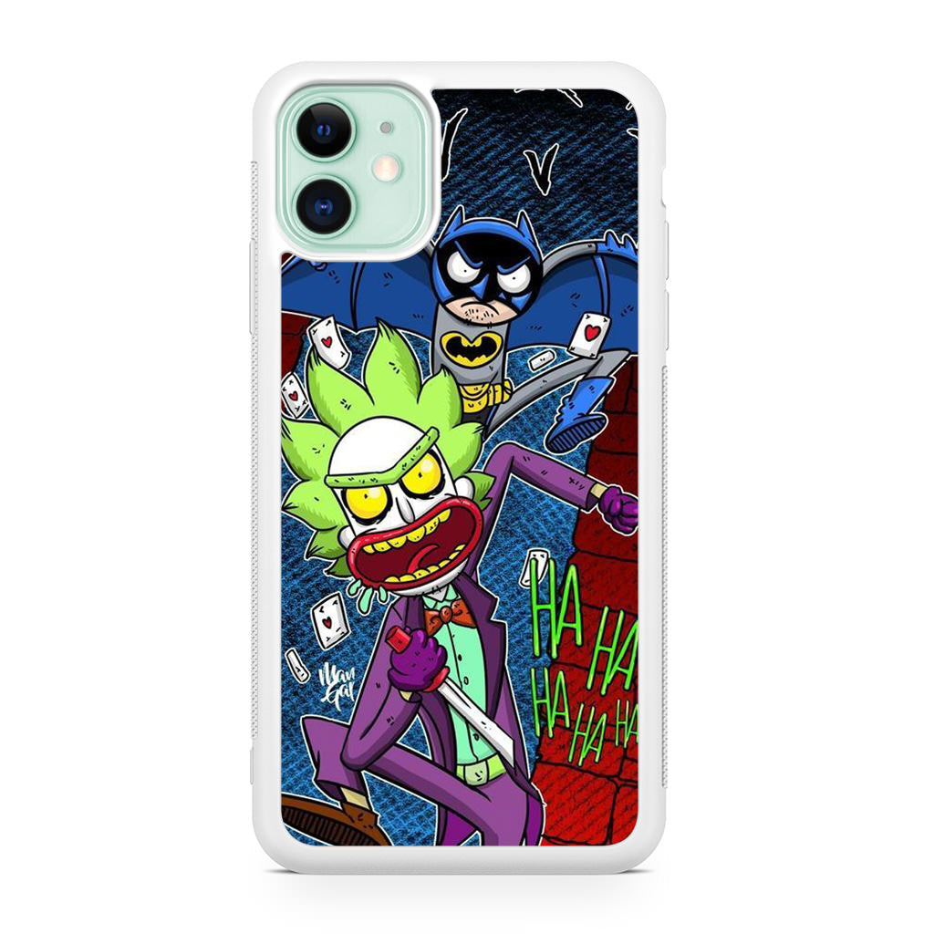 Rick And Morty Bat And Joker Clown iPhone 12 Case