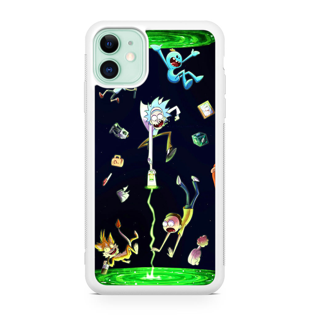 Rick And Morty Portal Fall iPhone 12 mini Case