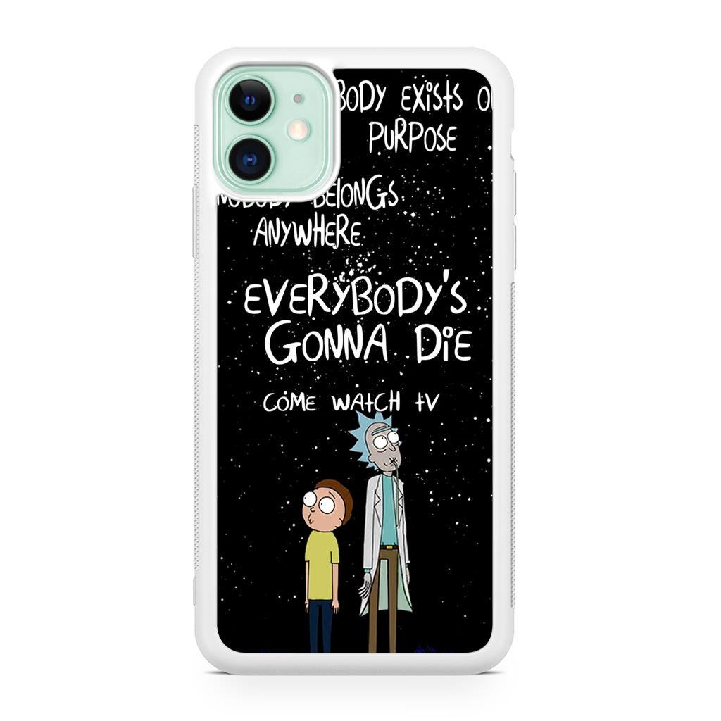 Rick And Morty Quotes iPhone 12 mini Case