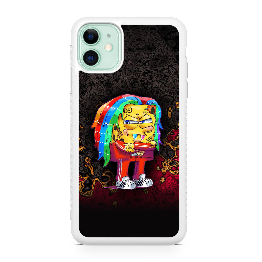 Sponge Hypebeast 69 Mode iPhone 11 Case