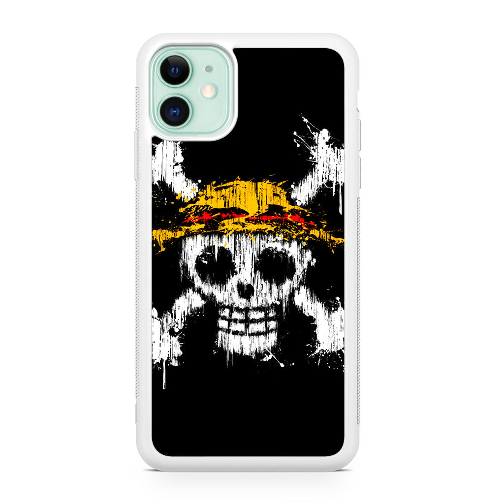 Straw Hat Pirate Logo Paint iPhone 12 mini Case