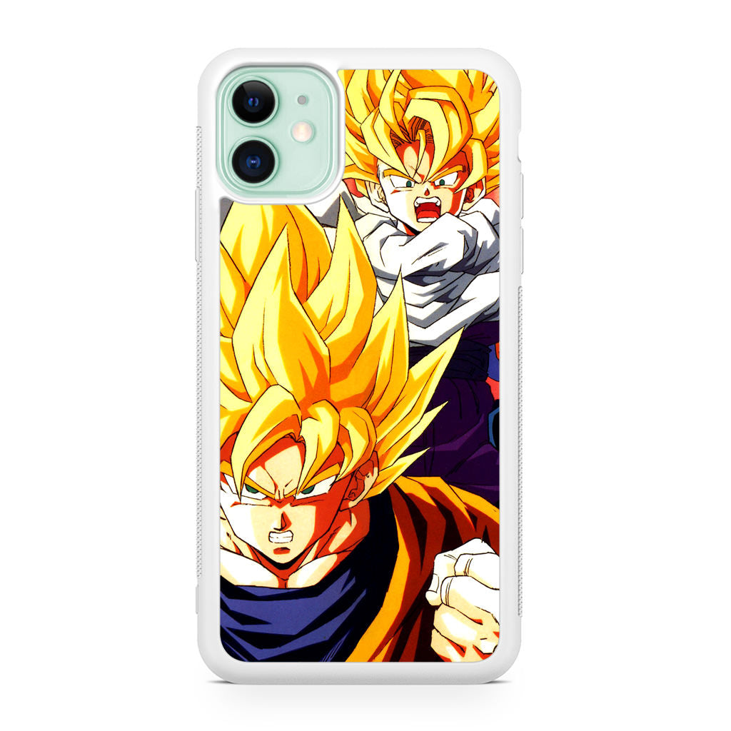 Super Saiyan Goku And Gohan iPhone 11 Case
