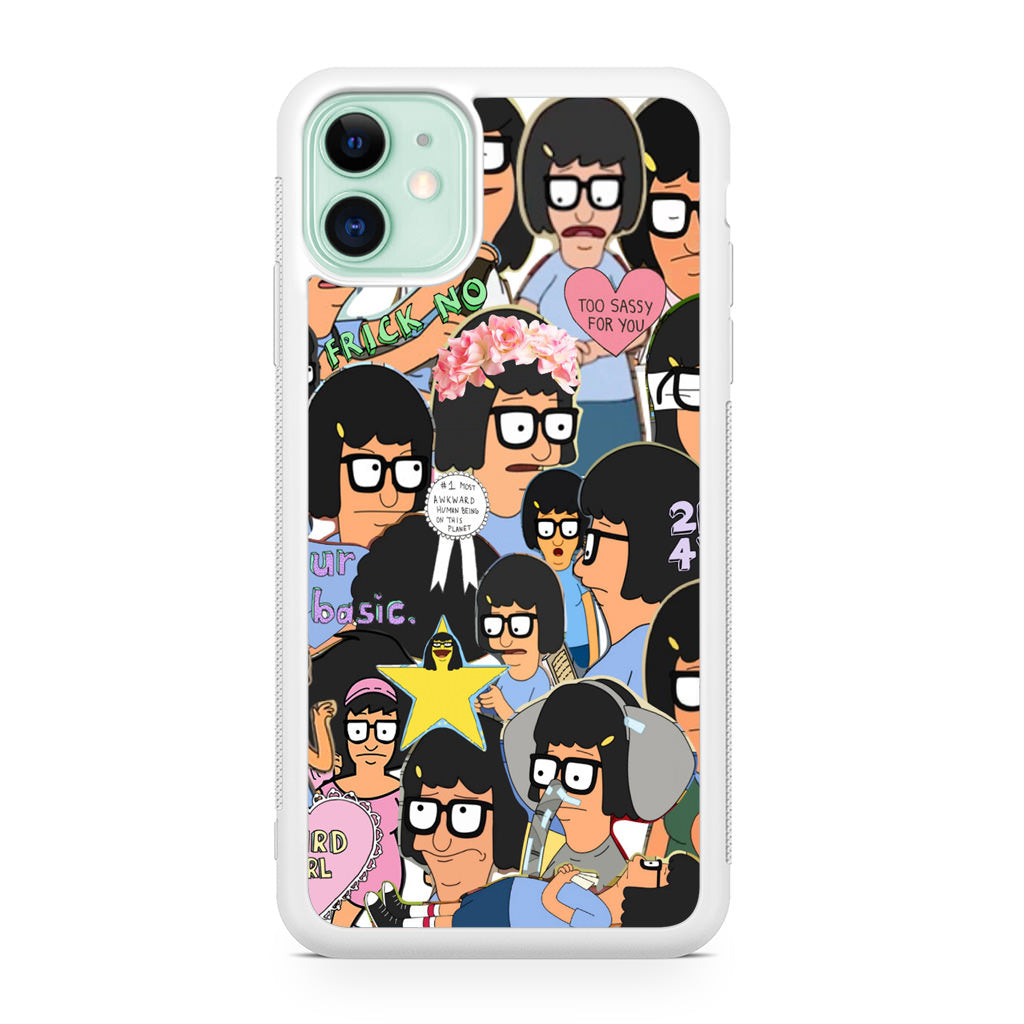 Tina Belcher Collage iPhone 12 Case