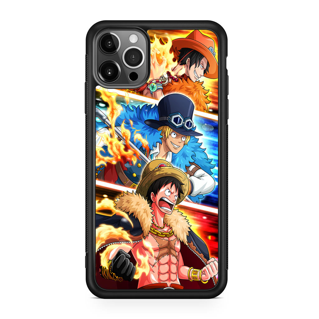Ace Sabo Luffy iPhone 12 Pro Case