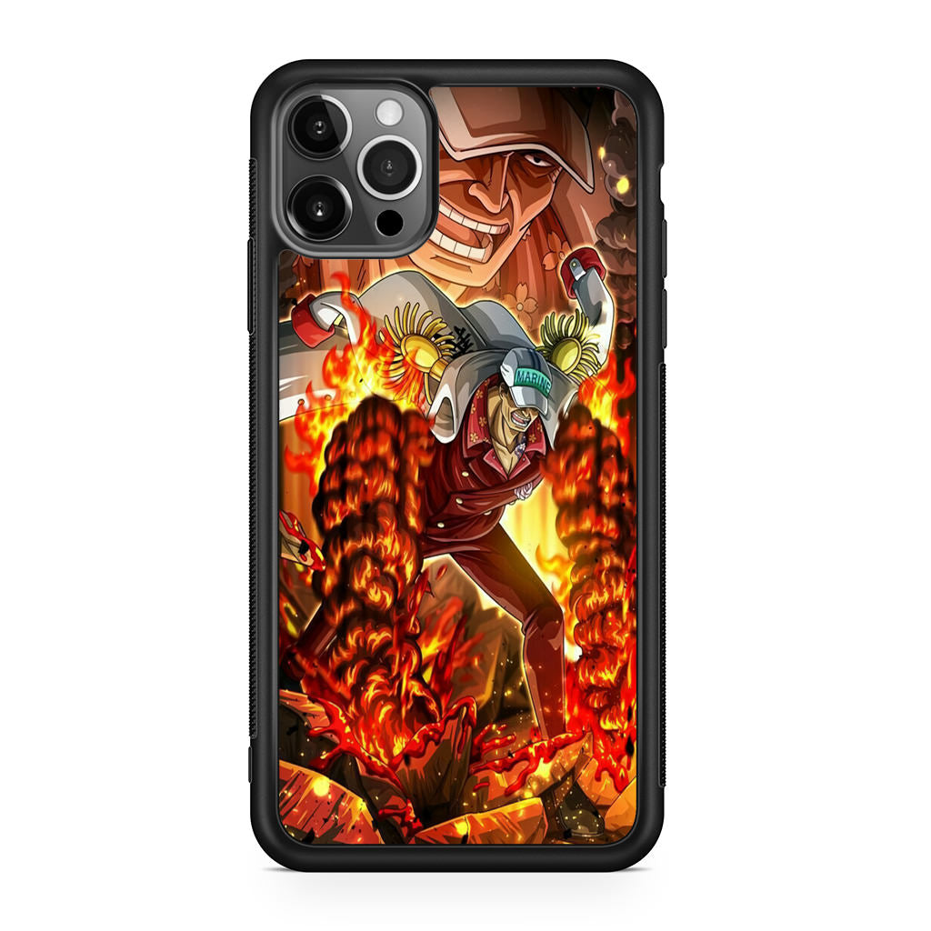 Akainu Exploding Volcano iPhone 12 Pro Max Case