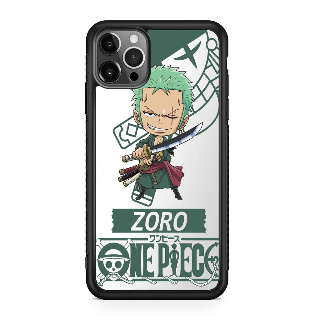 Chibi Zoro iPhone 12 Pro Case
