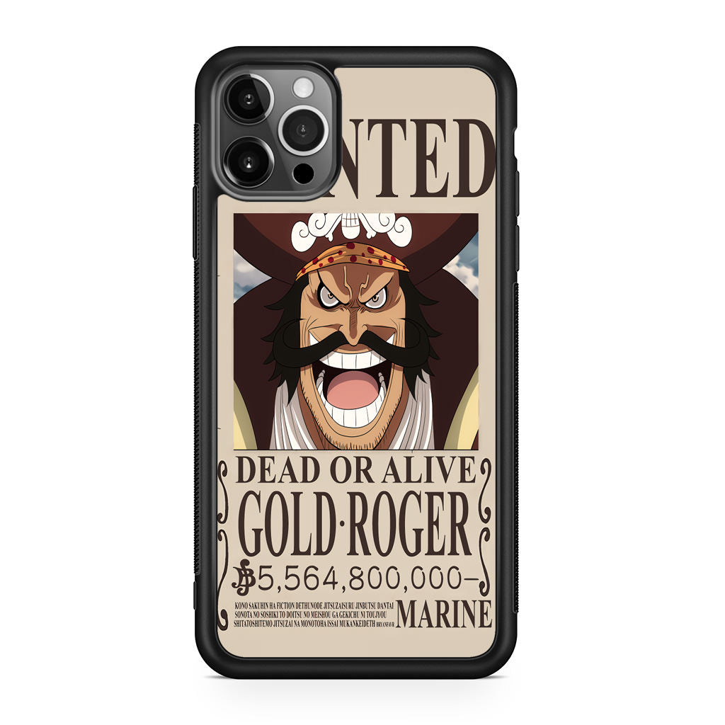 Gold Roger Bounty iPhone 12 Pro Case