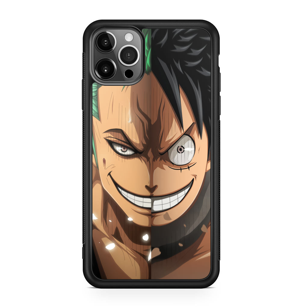 Luffy And Zoro Half Smile iPhone 12 Pro Max Case