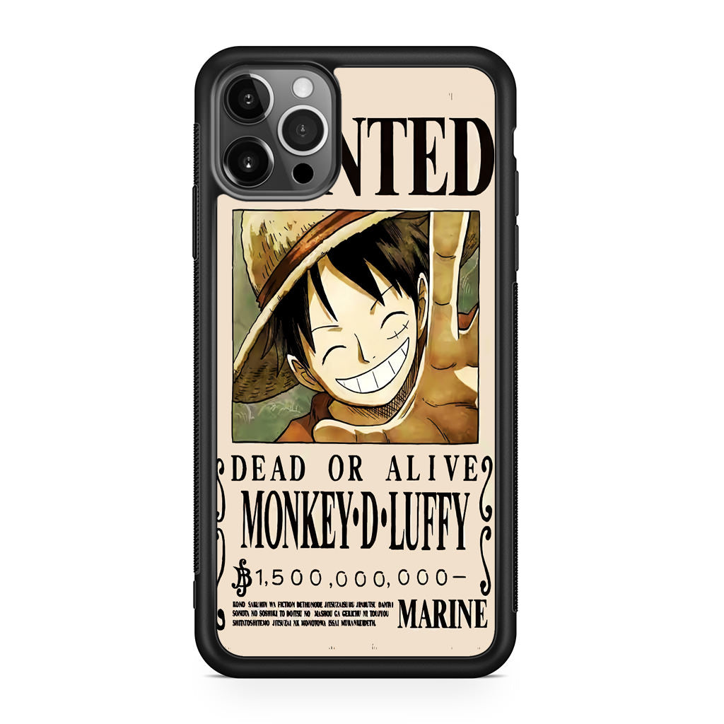 Monkey D Luffy Bounty iPhone 12 Pro Max Case