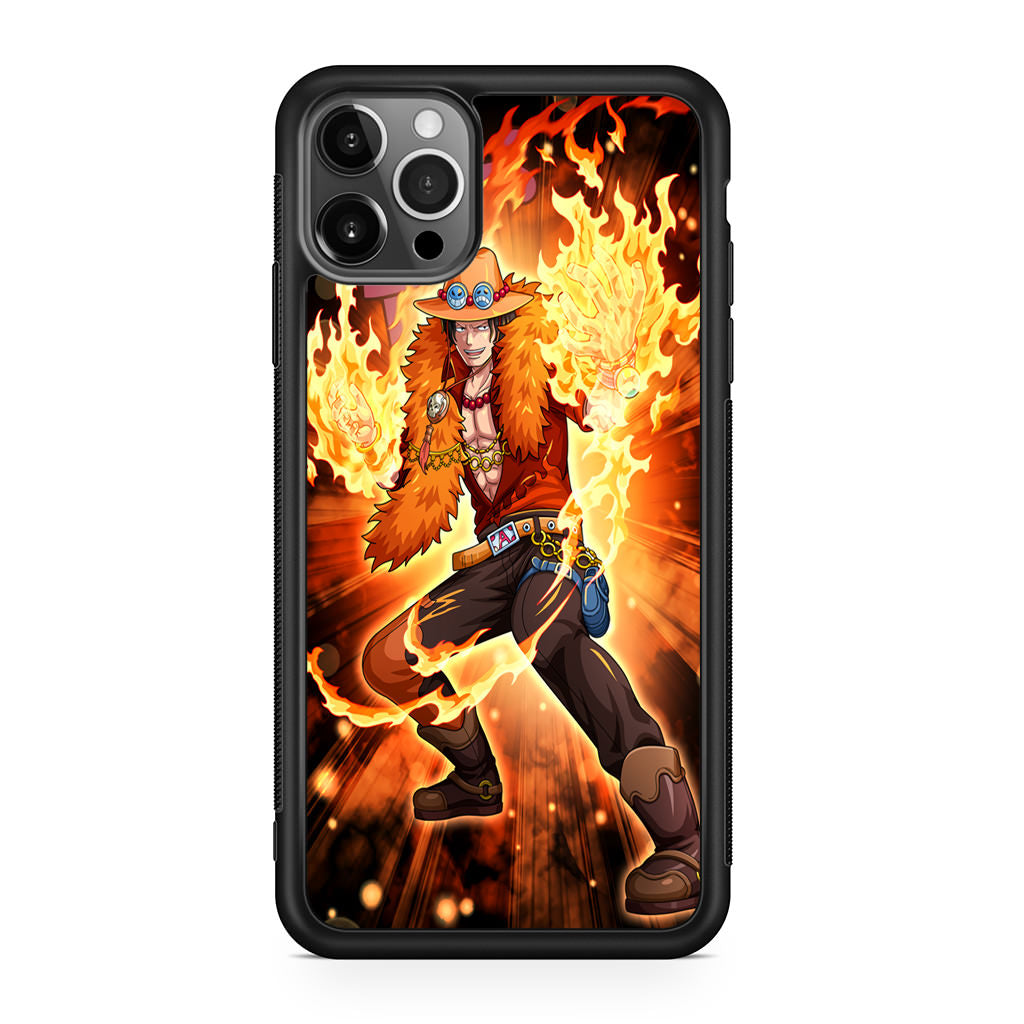 Portgas D Ace Fire Power iPhone 12 Pro Max Case