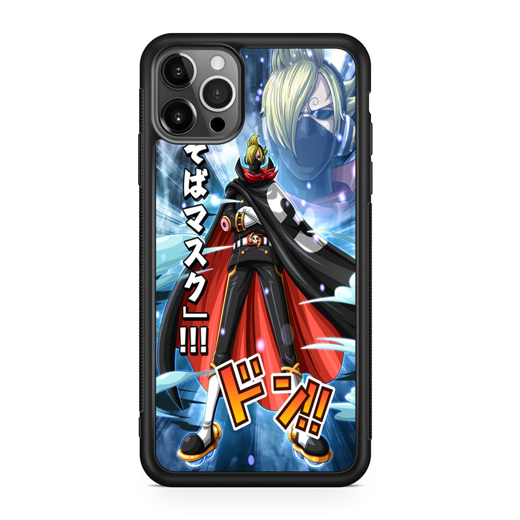 Stealth Black Sanji iPhone 12 Pro Max Case