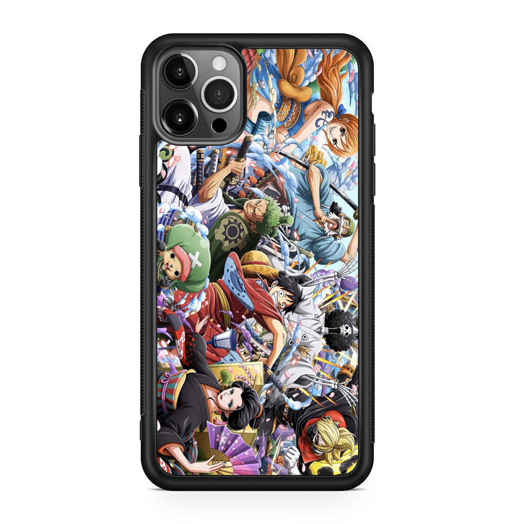 Straw Hat Pirates Arc Wano iPhone 12 Pro Max Case