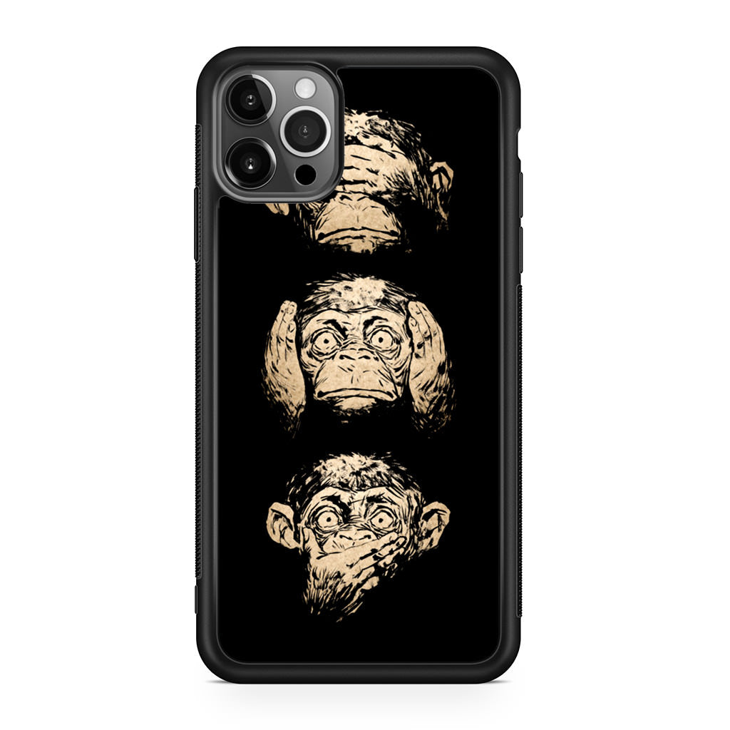 3 Wise Monkey iPhone 12 Pro Max Case