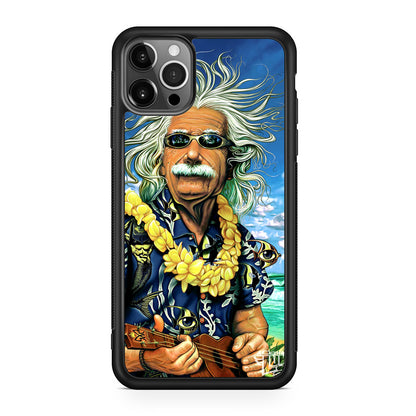 Albert Enstein On Vacation iPhone 12 Pro Case