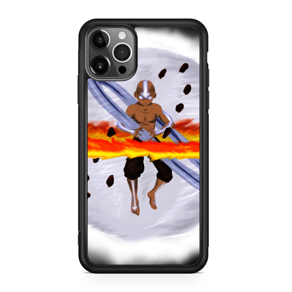 Avatar Aang Controls Four Elements iPhone 12 Pro Max Case