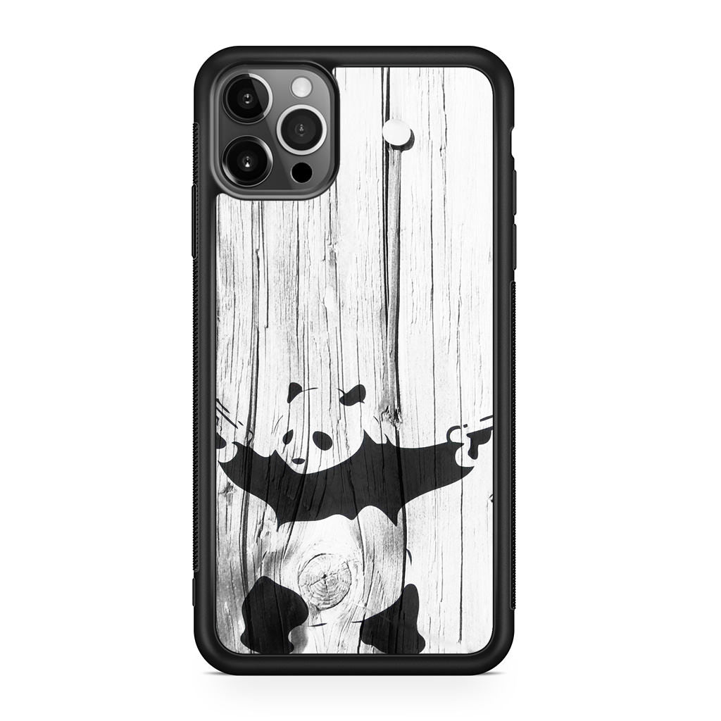 Banksy Graffiti Panda iPhone 12 Pro Max Case