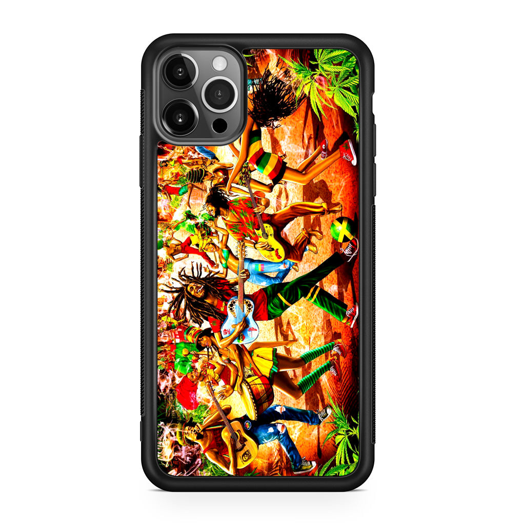 Bob Marley Reggae iPhone 12 Pro Case