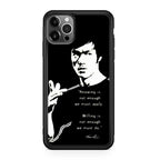 Bruce Lee Quotes iPhone 12 Pro Case