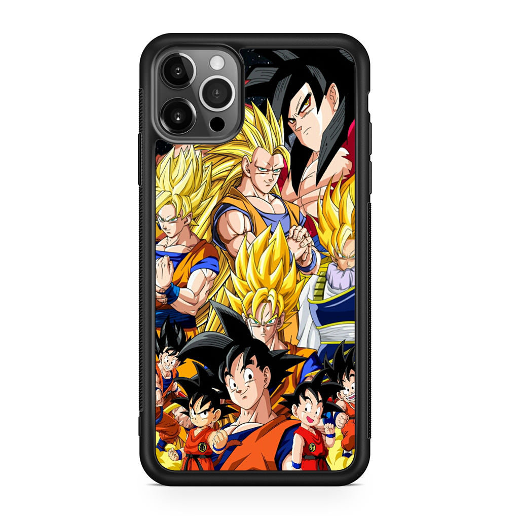 Dragon Ball Z Son Goku Transformation iPhone 12 Pro Max Case