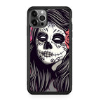 Girl Skull Flower iPhone 12 Pro Max Case