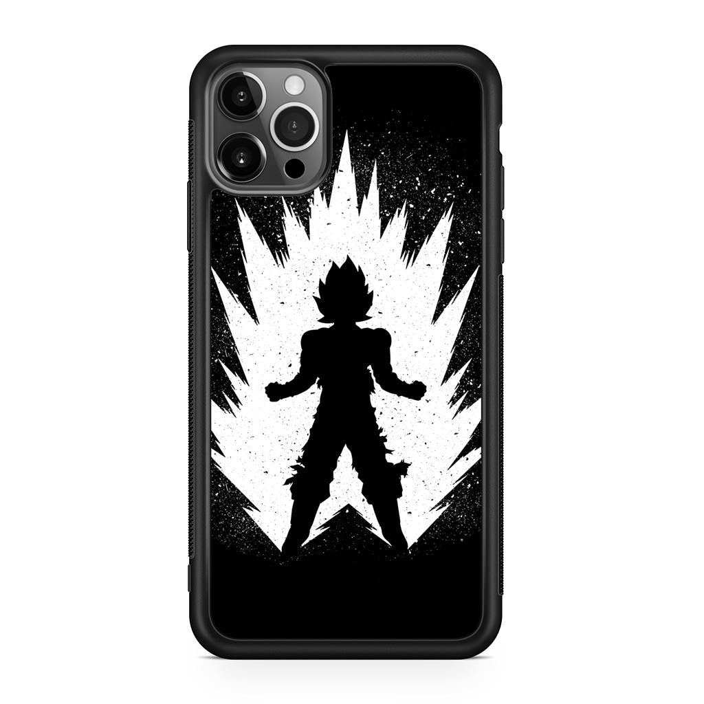 Goku Super Saiyan Black White iPhone 12 Pro Max Case
