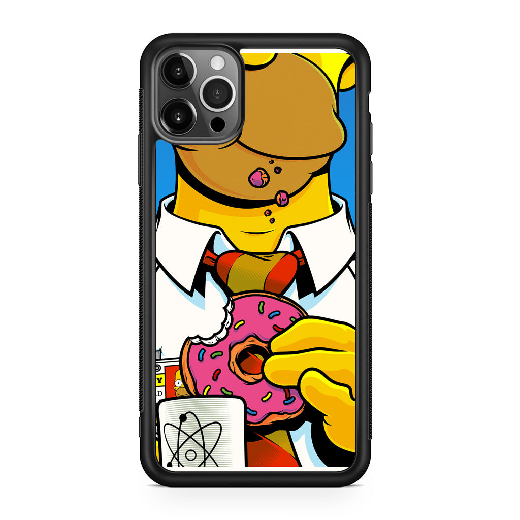 Homer Eats Donut iPhone 12 Pro Max Case