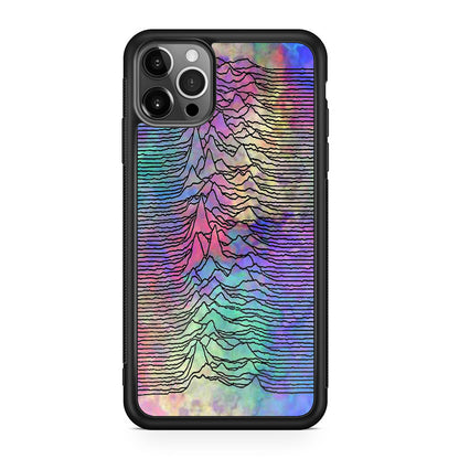 Joy Division Unknown Pleasures Colorful iPhone 12 Pro Case