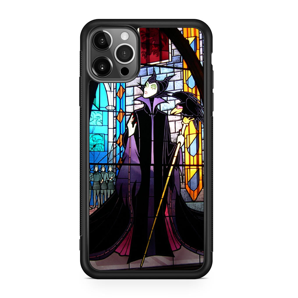 Maleficent Sleeping Beauty Glass Art iPhone 12 Pro Max Case