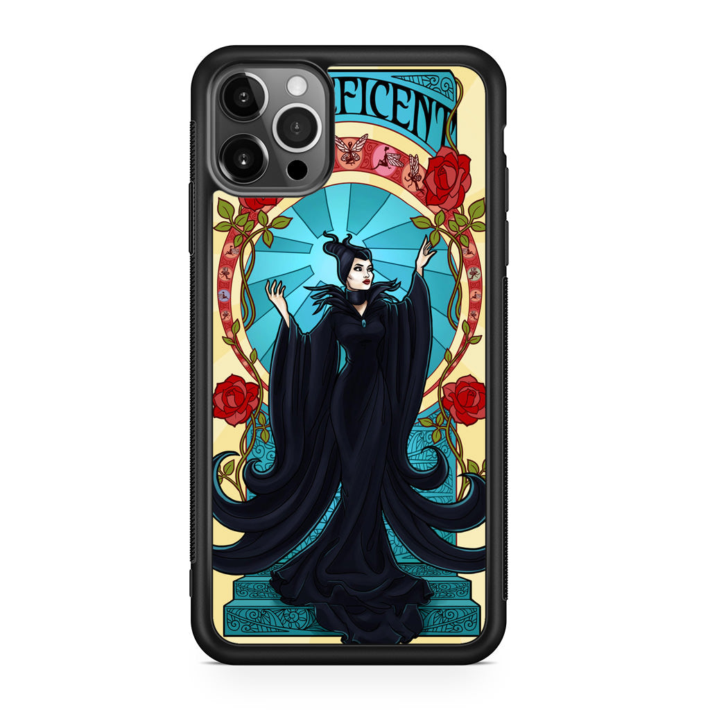 Maleficent With Flower iPhone 12 Pro Max Case