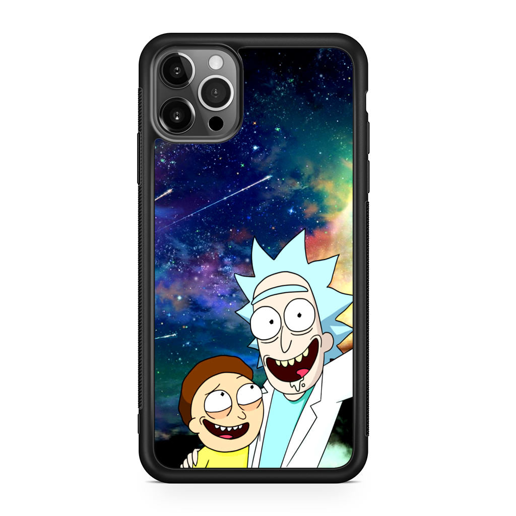 Rick And Morty In The Space iPhone 12 Pro Max Case