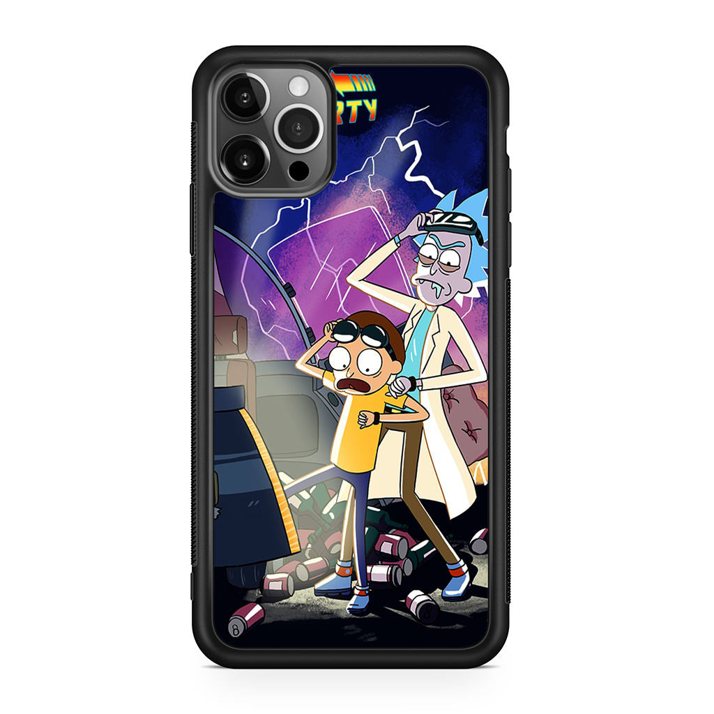 Rick And Morty Back To The Future iPhone 12 Pro Case