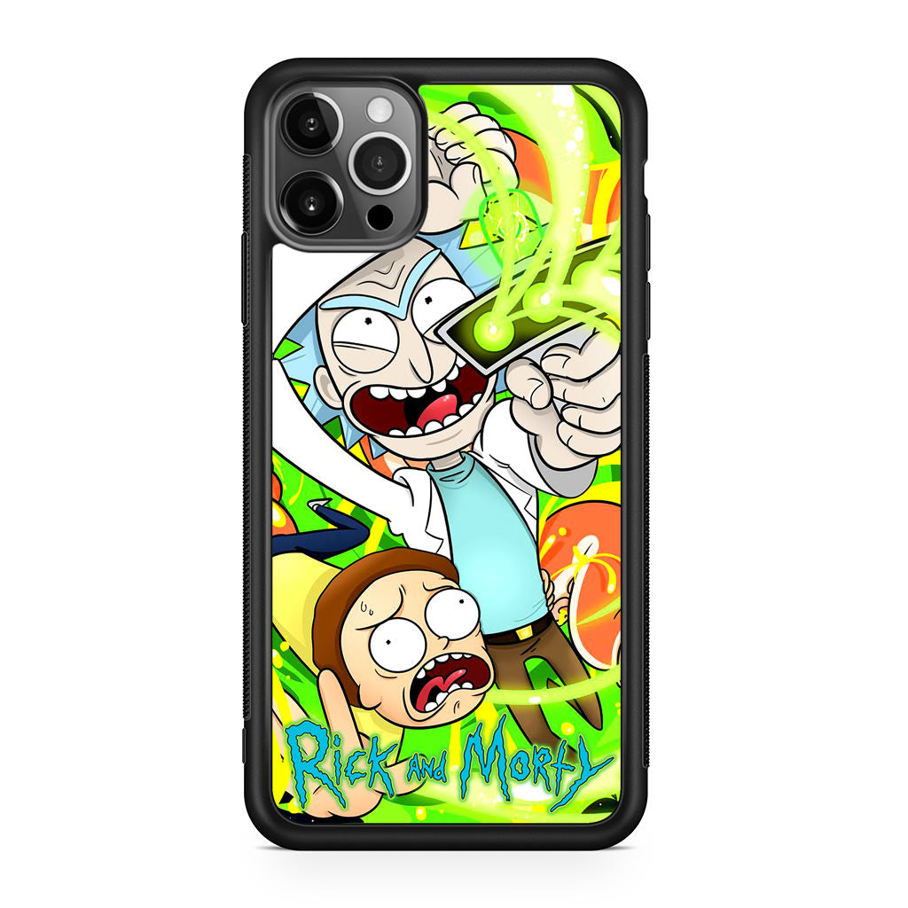 Rick And Morty Shoot Portal Gun iPhone 12 Pro Max Case
