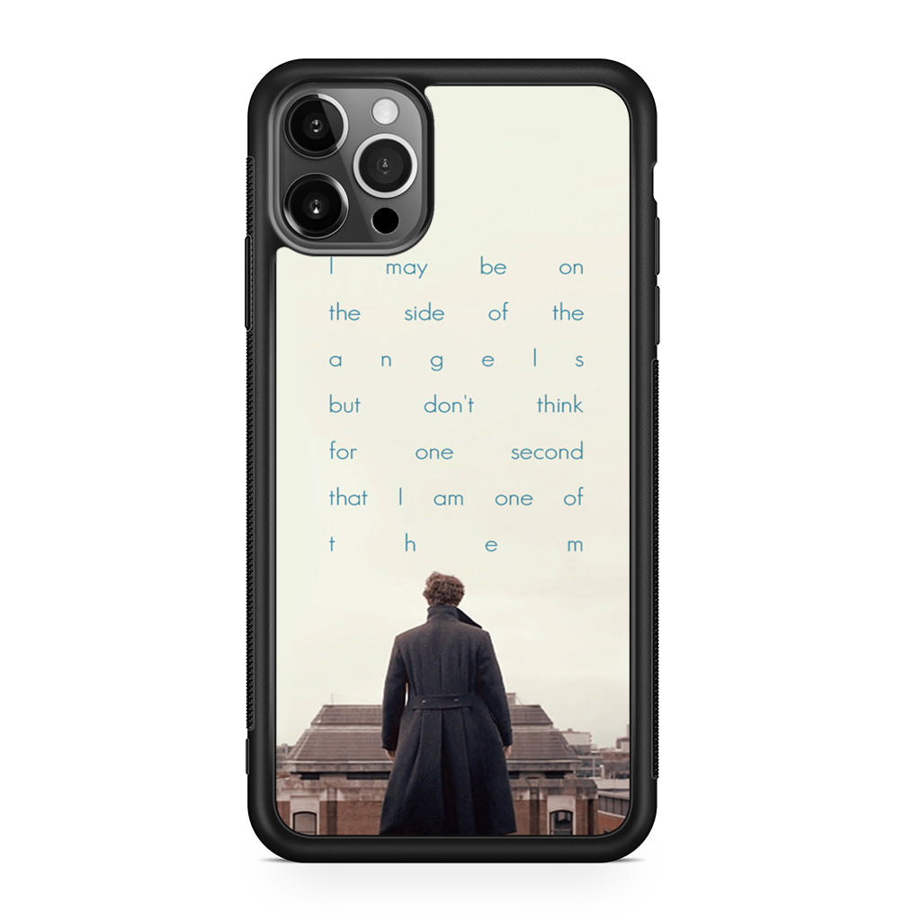 Sherlock Holmes Quote iPhone 12 Pro Case