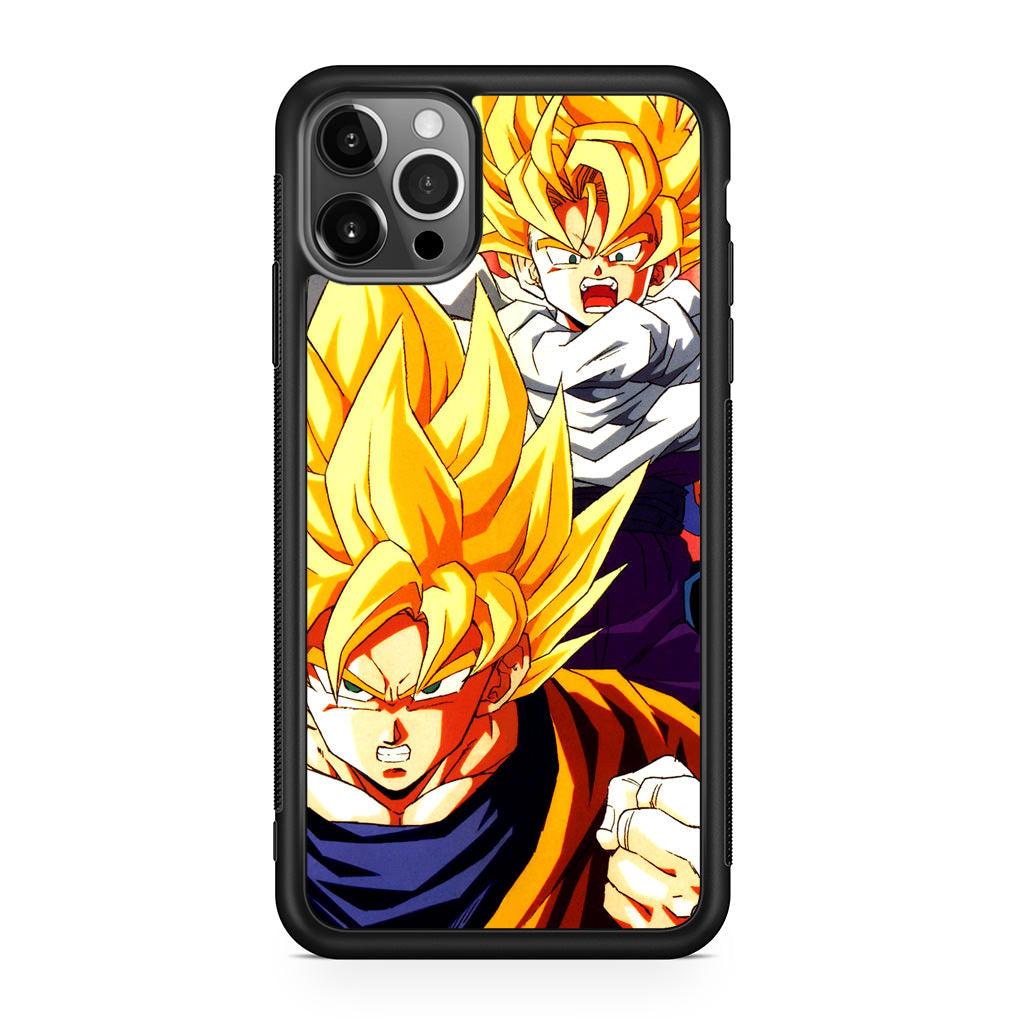 Super Saiyan Goku And Gohan iPhone 12 Pro Max Case