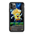 Super Saiyan Spongebob Card iPhone 12 Pro Max Case