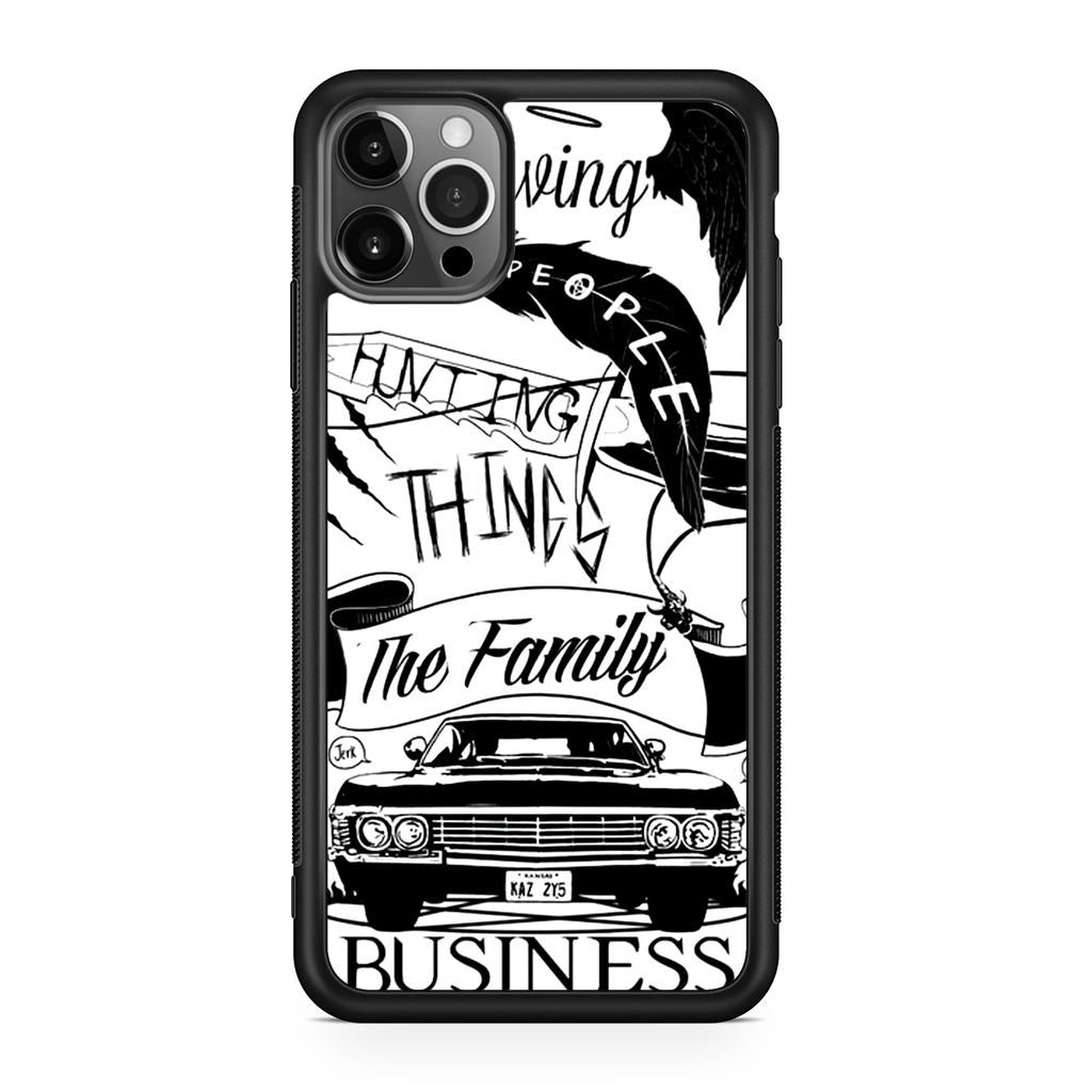 Supernatural Family Business Saving People iPhone 12 Pro Max Case