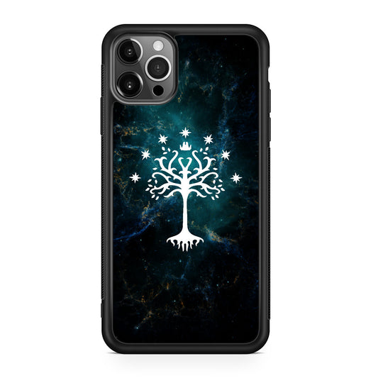 White Tree Of Gondor In Space Nebula iPhone 12 Pro Case