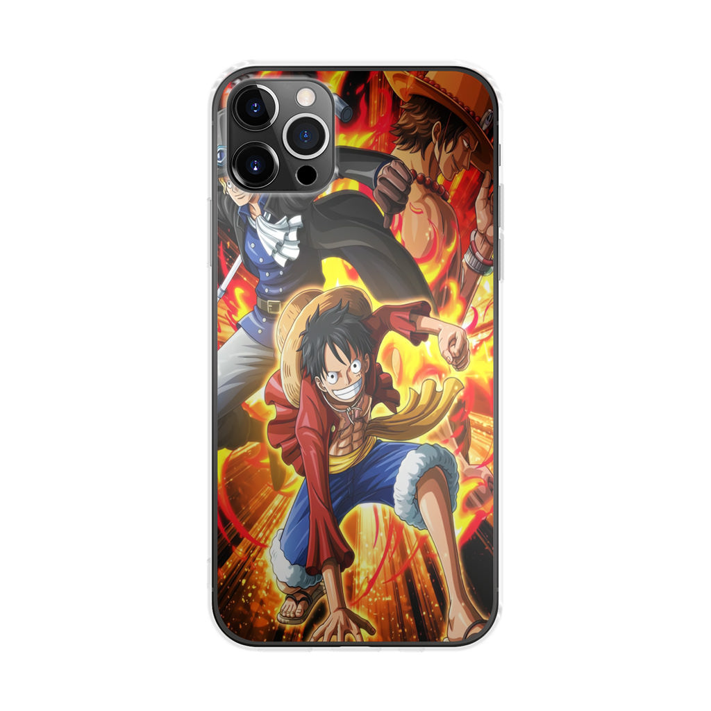 Ace Sabo Luffy Brotherhood iPhone 12 Pro Case