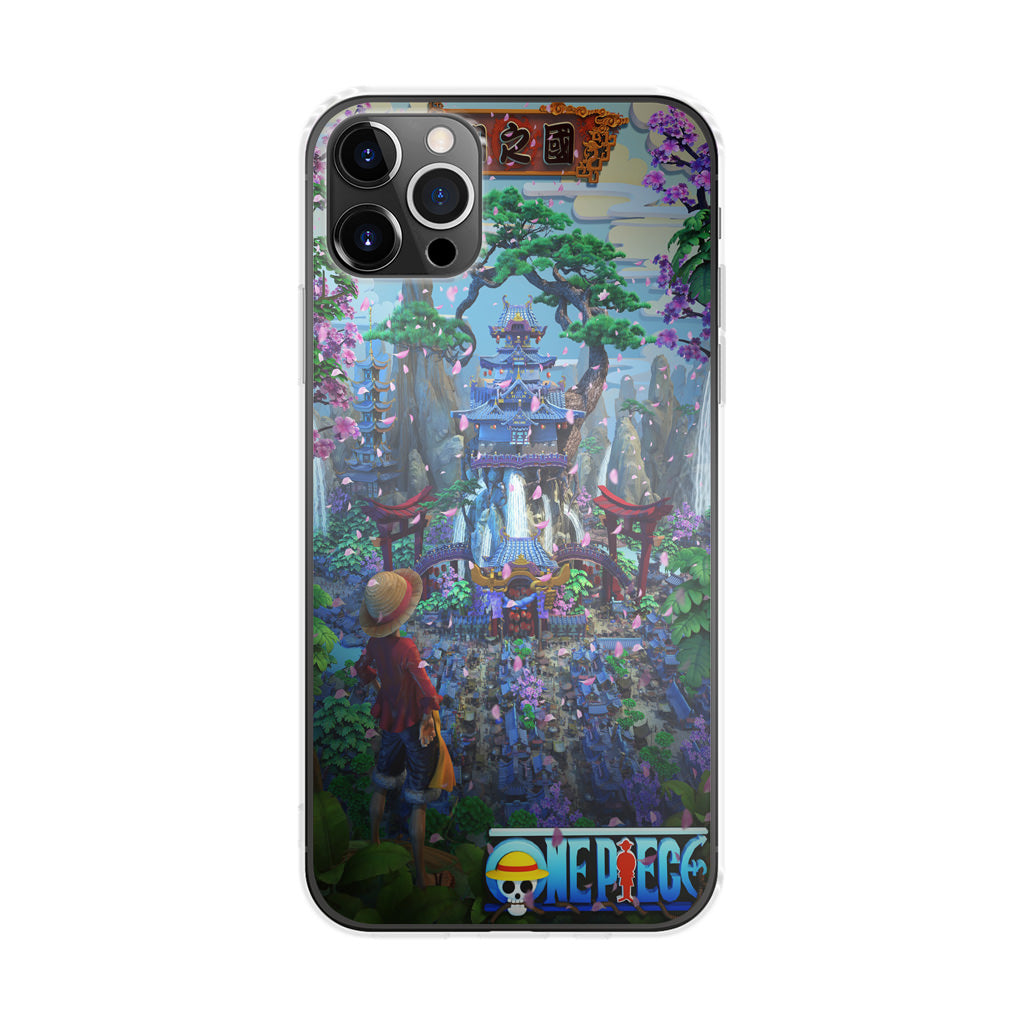 Flower Capital of Wano One Piece iPhone 12 Pro Max Case