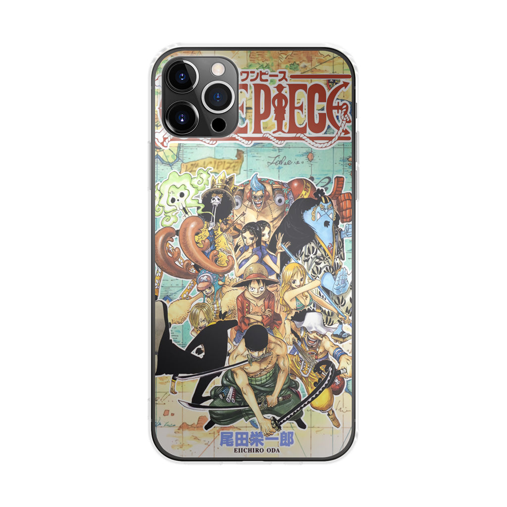 One Piece Comic Straw Hat Pirate iPhone 12 Pro Case