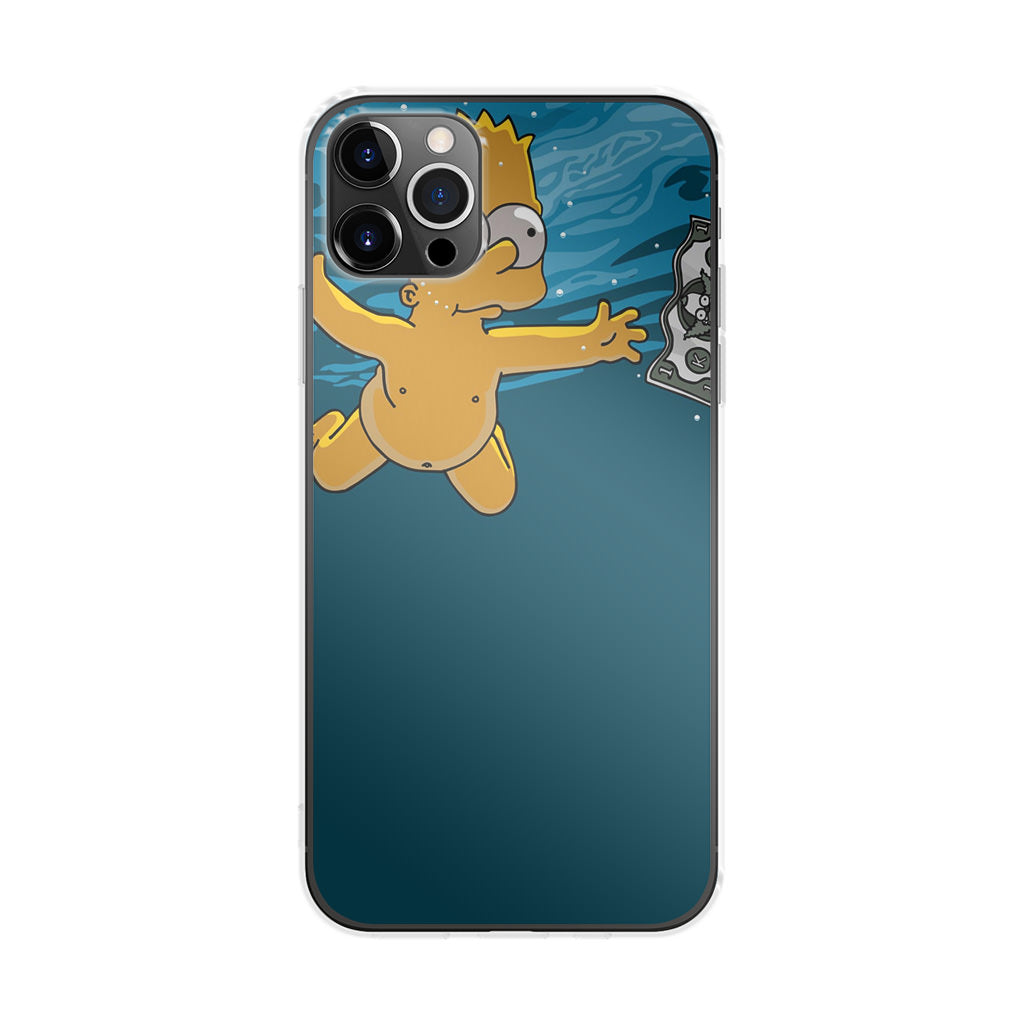 Bart Swimming For Money iPhone 12 Pro Max Case