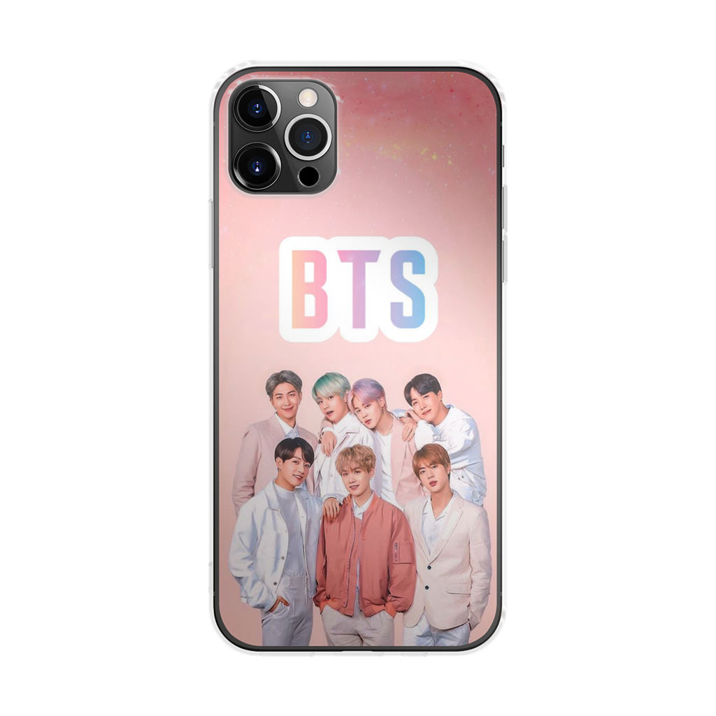 BTS Member in Pink iPhone 12 Pro Max Case