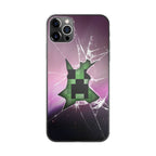 Creeper Glass Broken Violet iPhone 12 Pro Case
