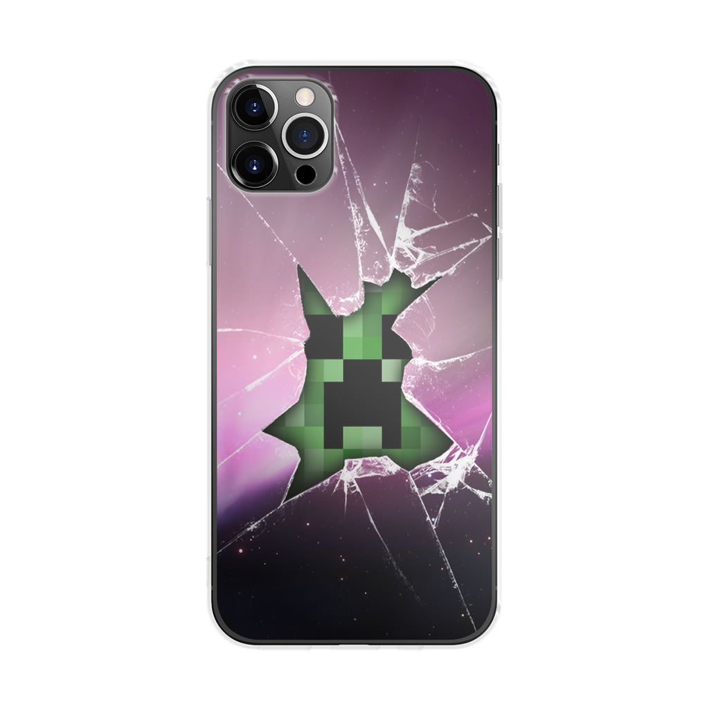 Creeper Glass Broken Violet iPhone 12 Pro Max Case