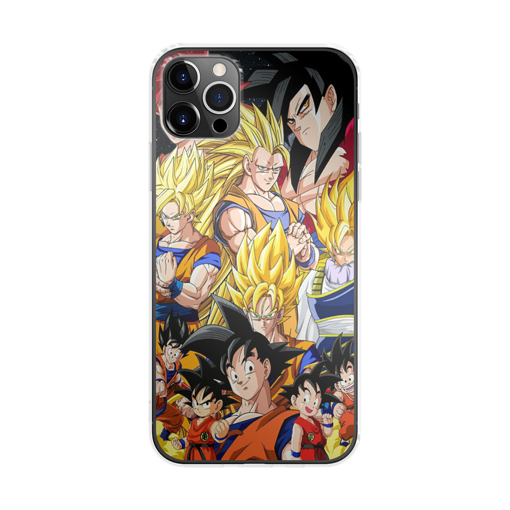 Dragon Ball Z Son Goku Transformation iPhone 12 Pro Case