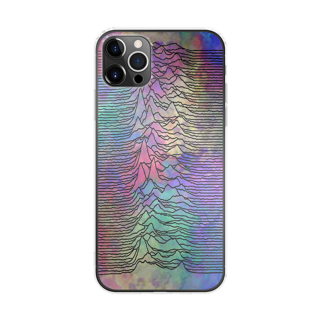 Joy Division Unknown Pleasures Colorful iPhone 12 Pro Case