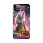 LLama Sloth And Cat Playing Together iPhone 12 Pro Max Case