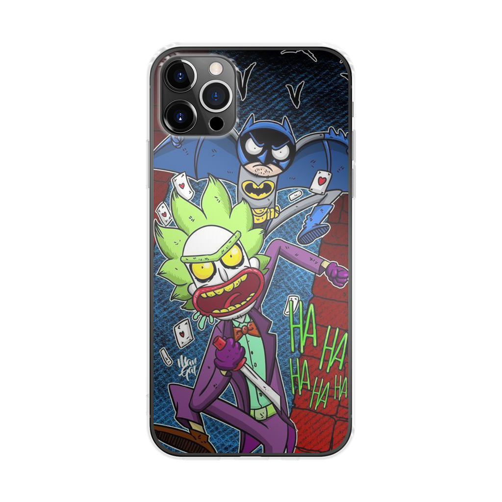 Rick And Morty Bat And Joker Clown iPhone 12 Pro Case