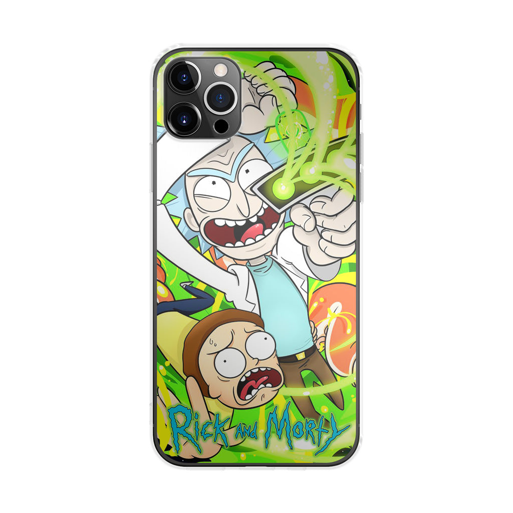 Rick And Morty Shoot Portal Gun iPhone 12 Pro Max Case