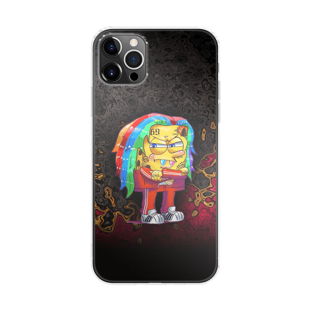 Sponge Hypebeast 69 Mode iPhone 12 Pro Case